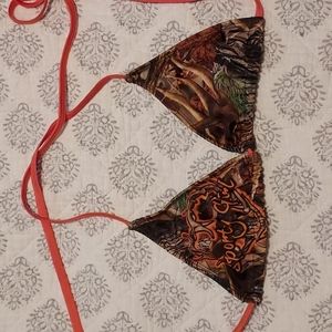 Sporty Girl Camp Bathing Suit Top Size Small, No Pads